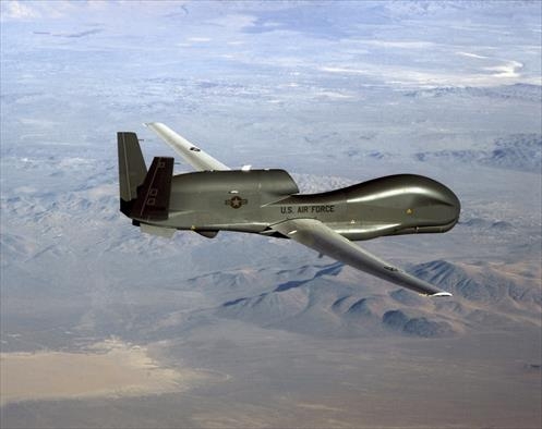 An RQ-4 Global Hawk high-altitude surveillance drone is shown in this photo posted on the U.S. Air Force's website. (Yonhap)