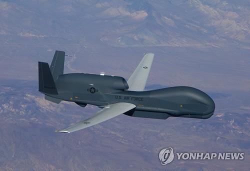 This photo, provided by Northrop Grumman on Dec. 11, 2019, shows a Global Hawk surveillance drone, which aviation tracker Aircraft Spots said was spotted over the Korean Peninsula at a high altitude, the latest in a series of U.S. flights to monitor North Korea amid growing concern Pyongyang may be preparing for a long-range rocket launch. (PHOTO NOT FOR SALE) (Yonhap)