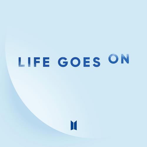 This undated photo, provided by Big Hit Entertainment, shows BTS' new single, "Life Goes On." (PHOTO NOT FOR SALE) (Yonhap) 