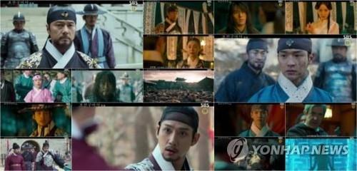 This combine image provided by SBS shows scenes from "Joseon Exorcist." (PHOTO NOT FOR SALE) (Yonhap)
