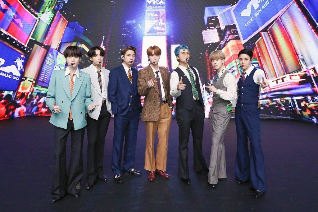 Groupe de K-pop Bangtan Boys (BTS). (Photo fournie par Big Hit Entertainment. Revente et archivage interdits)