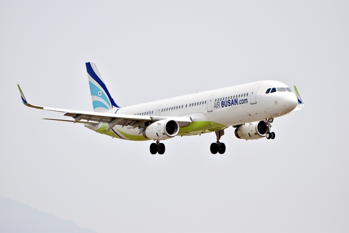 エアプサンの航空機(同社提供)=(聯合ニュース)≪転載・転用禁止≫