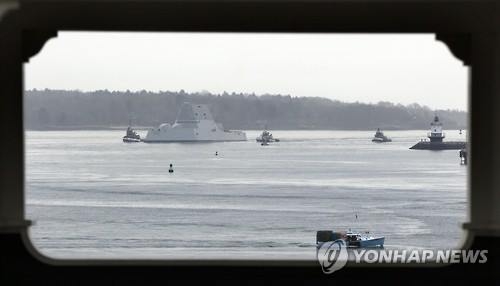 "美해군, 日사세보 기지에 스텔스 구축함 수리설비 구축" - 2