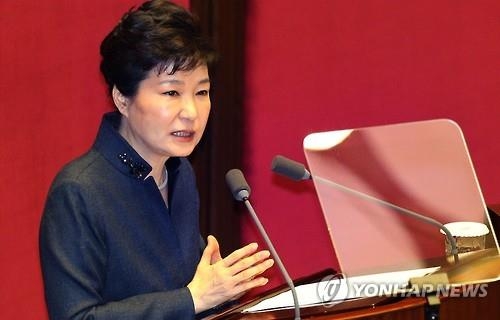 朴대통령 "김정은 폭주, 체제붕괴 재촉…퍼주기 더 안돼"(종합) - 2