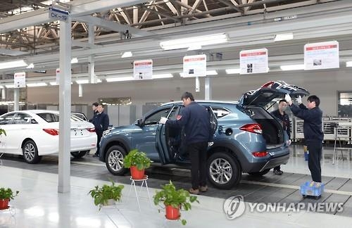현대기아차 중국 판매 3월도 부진…6.8%↓ - 2