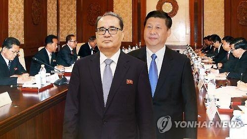 신화통신 "中 시진핑, 北 리수용 등 대표단과 만나"(종합) - 2