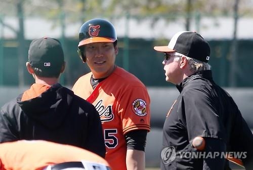 쇼월터 "김현수 덕에 행복"…김현수 "더 많은 안타 치겠다" - 2