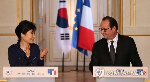 한불정상 "필요시 북핵포기 추가조치"…창조경제 파트너 선언(종합) - 2