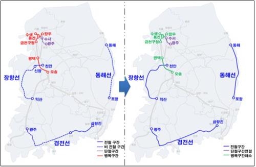 시속 200㎞ 준고속철도망 구축…10년내 전국 단일 생활권 - 4