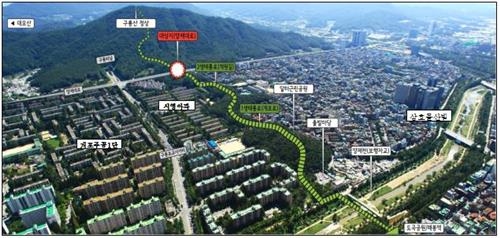 도로로 끊긴 녹지축 연결한다…양재대로·무악재 등 4곳 - 2