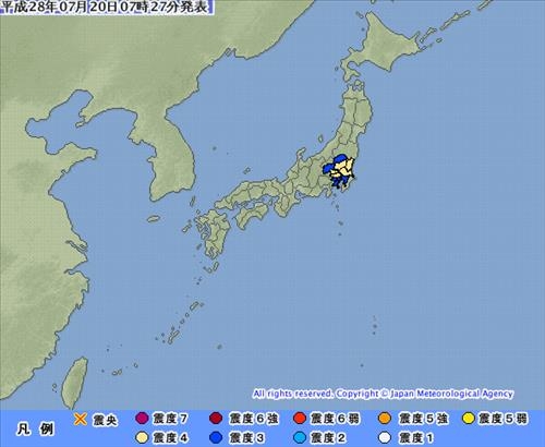 일본 이바라키현서 규모 5.0 지진…쓰나미 우려없어 - 2