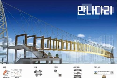 제8회 대전시 공공디자인 공모전 대상 '만나다리' - 2