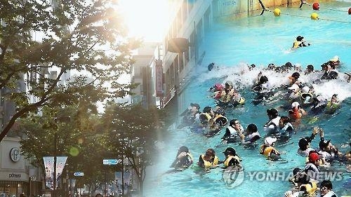 강원 화천 폭염주의보→경보…원주 문막 34.4도 - 2