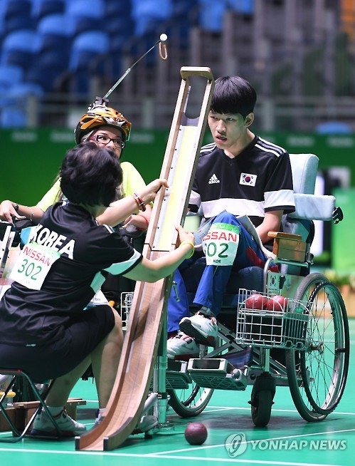 <패럴림픽> 김한수 준비!