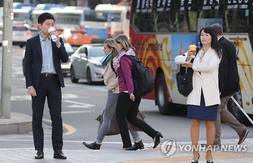 쌀쌀해진 가을날씨