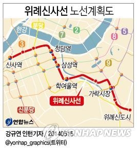 삼성물산, 위례신사선 경전철 사업서 철수 - 2