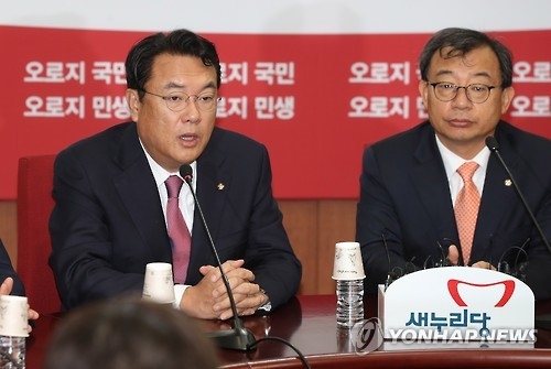 정진석 "野 거국내각 거부 무책임…하야정국·국정혼란 원하나" - 1