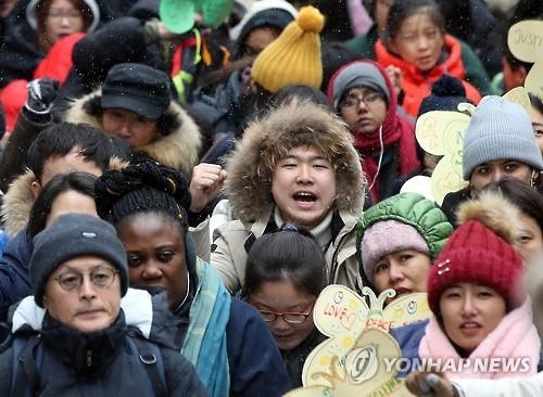 눈 내리는 날의 외침