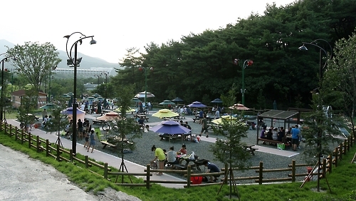 울산 문수힐링피크닉장 전경