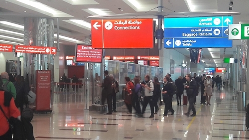 두바이 국제공항 환승 구역