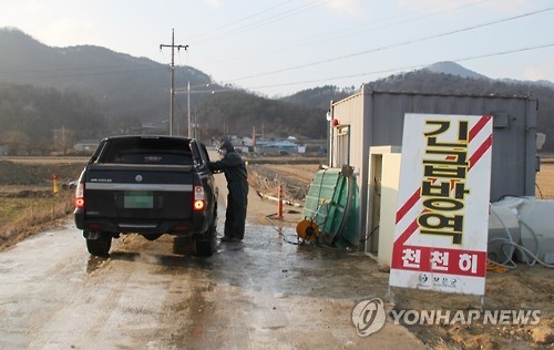 보은 구제역 통제초소