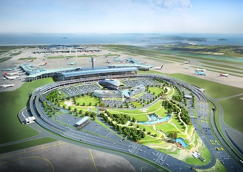 인천공항 제2여객터미널 조감도 <<자료제공 : 인천국제공항공사>>