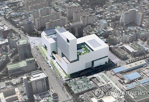 광주 신세계 복합시설 조감도.