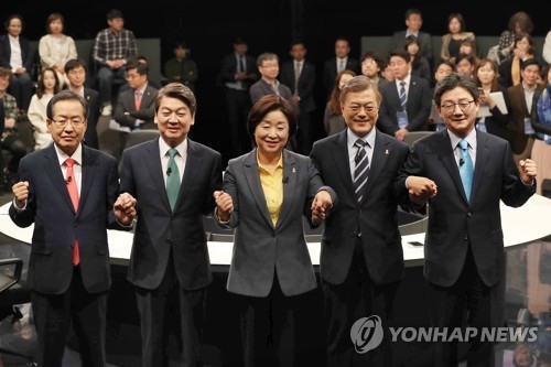 대선후보, 네번째 TV토론서 '안보위기·일자리 창출' 격돌 - 1