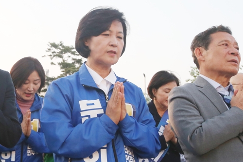 광주 찾은 더불어민주당 추미애 대표