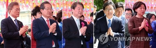 '깜깜이 대선' 1강2중2약…막판 조사서 安·洪 2위 쟁탈전(종합) - 1