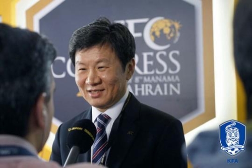 FIFA 평의회 위원으로 당선된 정몽규 대한축구협회 회장