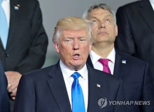 도널드 트럼프 미국 대통령