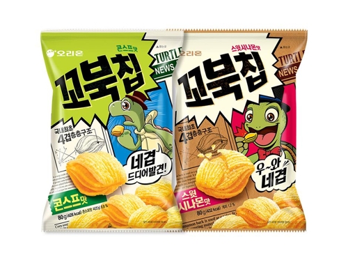 오리온 꼬북칩, 2개월 만에 판매량 500만 개 돌파 - 1