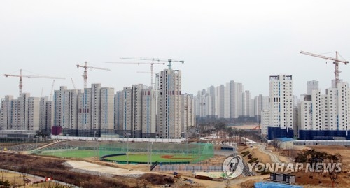 세종시서 신축 중인 아파트