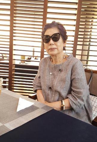 남궁옥분이 故윤소정이 별세하기 2주 전인 2일 마지막으로 찍은 사진