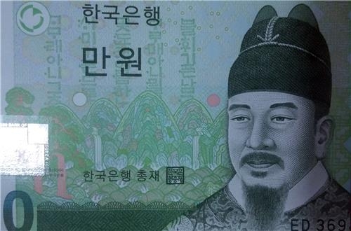 1만 원권에 그려진 '일월도'