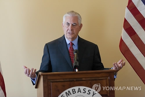 렉스 틸러슨 미국 국무부 장관