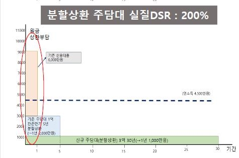 "DSR 산출할 때 5∼10년 후 소득·상환부담 감안해야" - 2