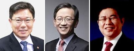 왼쪽부터 윤상직·석동현·안성민