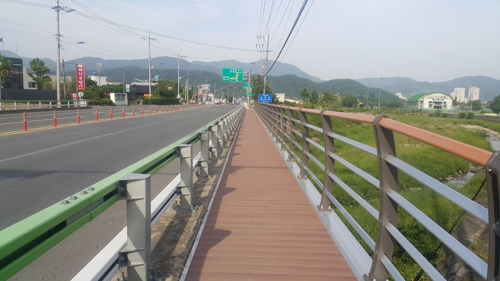 창원시 마산합포구 진북면 '안전 보도'