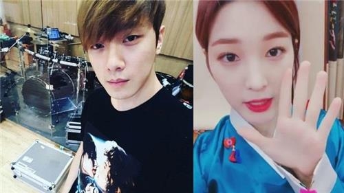 최민환(왼쪽)과 율희