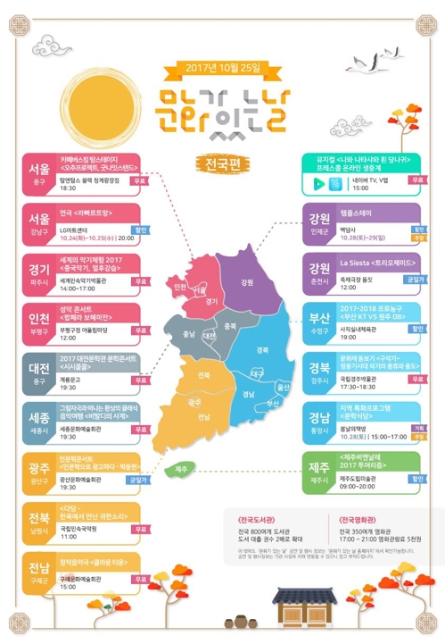 10월 문화가 있는 날 포스터