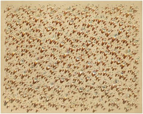 김창열, 물방울 S.H.87005, 마포에 유채, 181.8x227.3cm(150호), 1986
