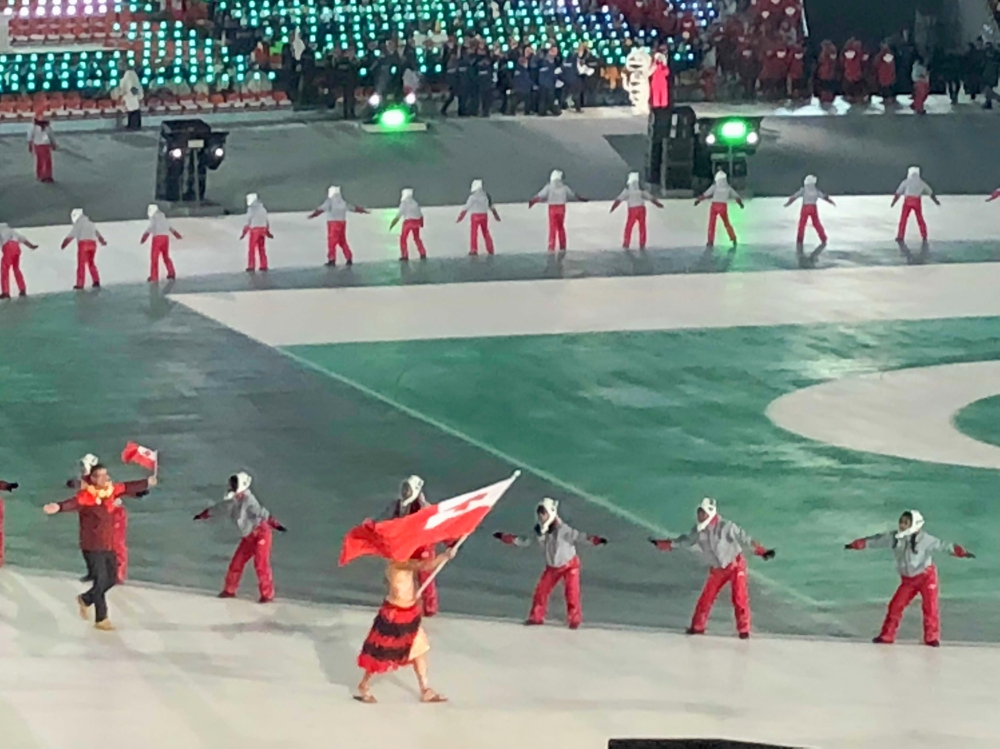 [올림픽] 개회식 자원봉사자들의 춤
