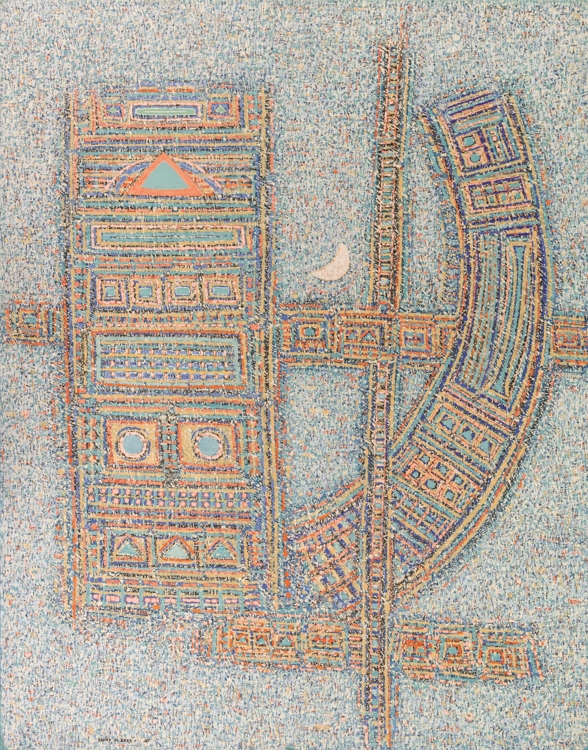 이성자, 오작교, 캔버스에 유채, 164x114cm, 1956, 개인소장