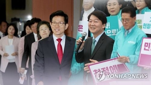 김문수 후보와 안철수 후보