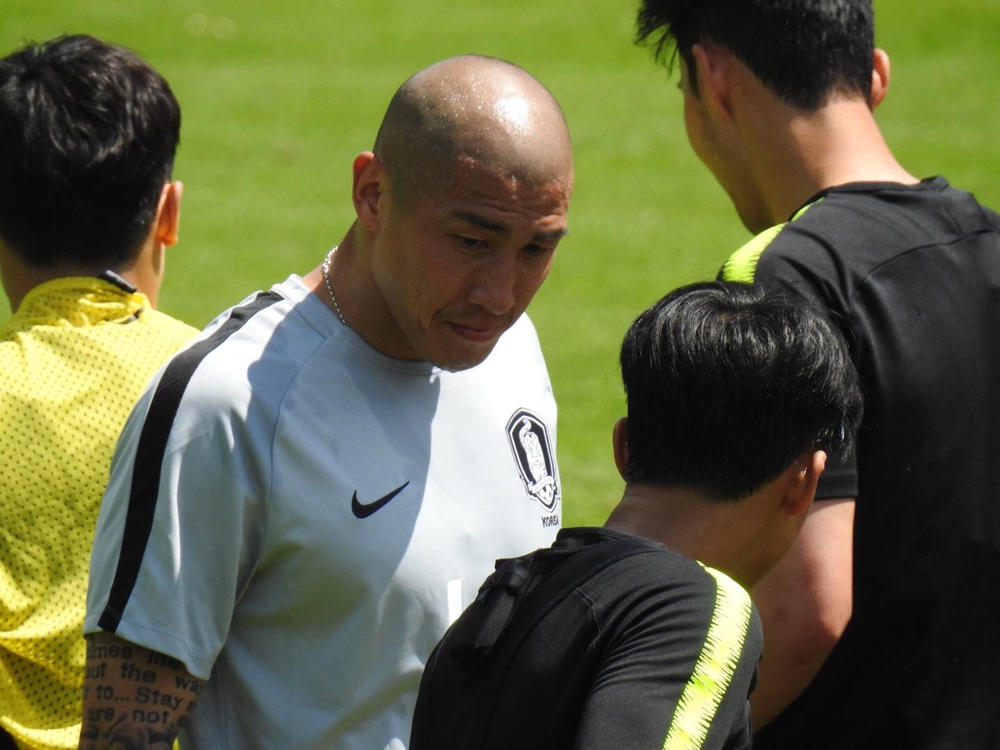 축구대표팀의 차두리 코치