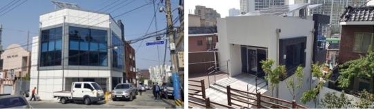 개금 다락방(왼쪽)과 감고개 무인카페(오른쪽)