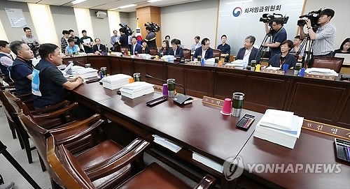 사용자위원은 불참한 채