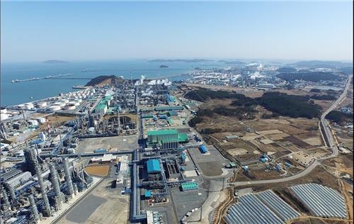 대산석유화학단지 전경
